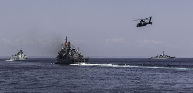 Учения флотов Румынии и США с участием Украины пройдут в Черном море и дельте Дуная - Фото