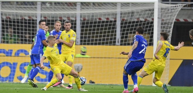 Квалификация Евро-2024. Сборная Украины проиграла Италии - Фото