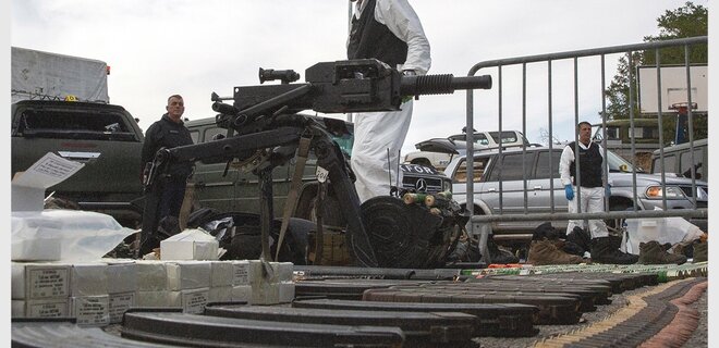 Напад у Косові. Поліція показала арсенал бойовиків: міномет, АГС, автомати – фото
