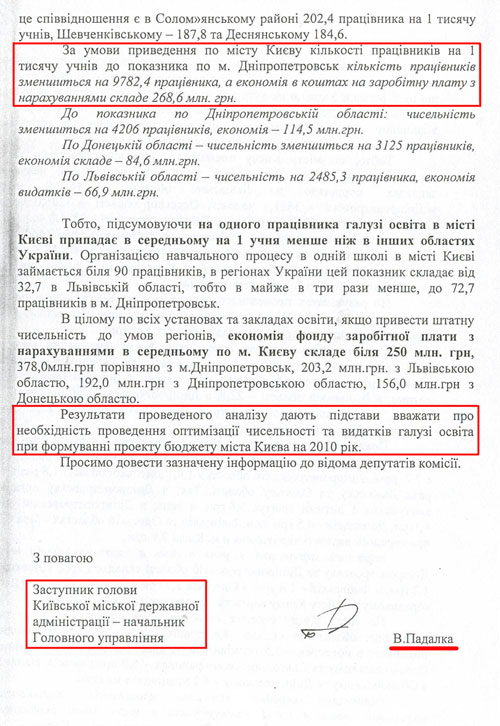 БЮТ: Черновецкий намерен уволить почти 10 тыс. учителей