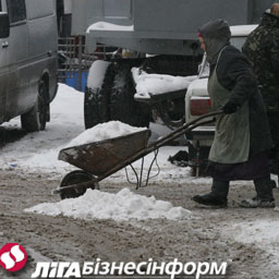 В Киеве будут штрафовать за неубранный снег