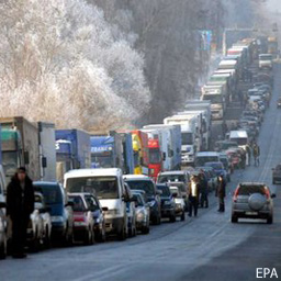 В Киеве зафиксированы рекордные пробки в этом году