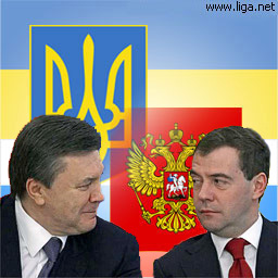 Янукович и Медведев в Донецке: газ, граница, Тимошенко