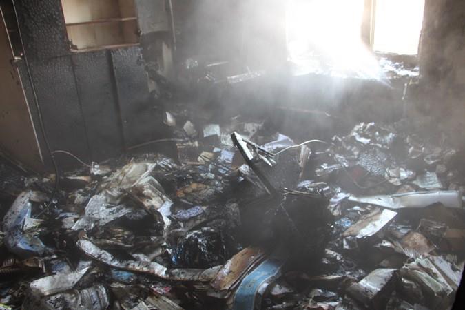 В Киеве горела детская больница, всех эвакуировали: фото